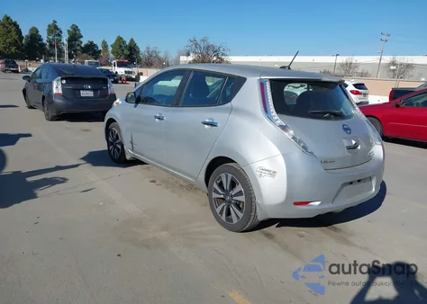 2016 Nissan Leaf Sv z USA, uszkodzony, nr VIN 1N4BZ0CP7GC304450